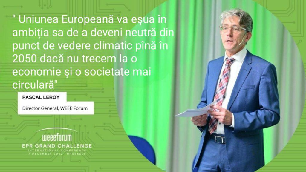 Conferința de la Bruxelles, organizată de către WEEE FORUM cu genericul: "Provocările majore în implementarea principiului Responsabilității Extinse a Producătorului"