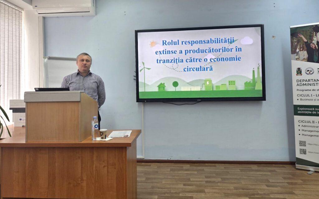 Reprezentantul MoldControl a participat la masa rotundă „Sustenabilitate și transformare ecologică: contribuția proprietății intelectuale la economia verde”
