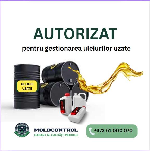 Ulei uzat? De azi, ai pe cine conta – Moldcontrol intră în joc ca operator autorizat!
